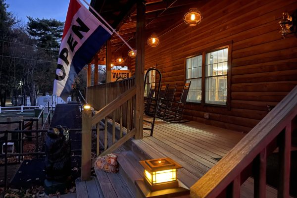 Circle CG Campstore Entrance Night